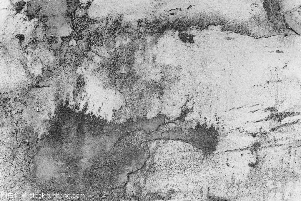 與磨擦和裂縫的墻壁片段
